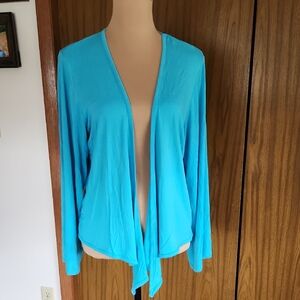 Soft Surroundings Teal Cardigan